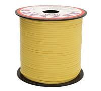 Rexlace Flat Plastic Lacing - Latex-Free Boondoggle Braiding Lanyard, Soft Yellow, 0.092" Wide, 0.035” Thick, 100 Yards (91 Meters)