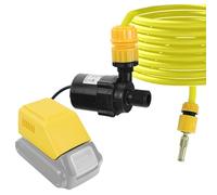 RexLeLXB Cordless Brushless Water Transfer Pump Compatible with DeWalt 20V Max Battery, 317GPH High Flow, 9m Max Lift, IP68 Waterproof Ideal for Floods, Pools, Gardens & Outdoor Cleaning