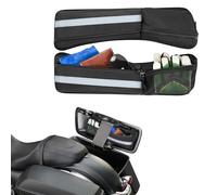 Rexmica 2pcs Hard Saddlebag Lid Organisers Compatible with Harley Davidson 1993-2022 Touring Road Glide, Electra Glide, Road King hard saddlebag, Universal Saddlebag Lid Organiser Pouch Set 49cm Long