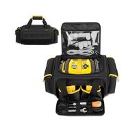 Rexmica Air Compressor Carrying Bag Compatible with DEWALT DCC018N 18 Volt Triple Source Inflator, Portable Tyre Inflator Storage Bag for DEWALT DCC018N Air Compressor, Charger, Batteries