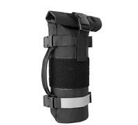 Rexmica Fuel Bottle Holder for 1.0 Litre, Fuel Bottle Pouch Bag Fit for Mounting on Motorcycle or on MOLLE Backpack, Fuel Bottle Holder Bag, Black (Bag Only)