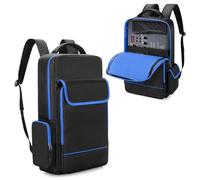 Rexmica Guitar Pedal Board Storage Backpack Compatible with Boss GT-1/ME-80/ME-90/GX-100/GT-1000 Guitar Multi-Effects Pedal, Carrying Bag Case with Pockets for Laptop, Cables or Other Accessories