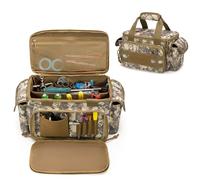 Rexmica Small Tool Bag for Men, with Anti-friction and Thick Padded Bottom | Tool Storage Organiser, Multi-functional Tactical Range Bag for Repairman/Electrician/Carpenters, Camo