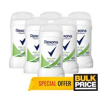 Rexona Aloe Vera Stick Deodorant Long-Lasting 48H Sweat Odor Protection 6-Pack
