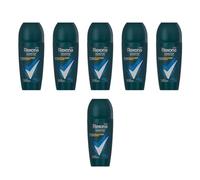 REXONA COBALT DRY Men's roll-on, 50 ml, Anti-perspirant roll-on, It works in sync with your rhythm and eliminates the appearance of unpleasant odor, even during active movement, Pack of 6