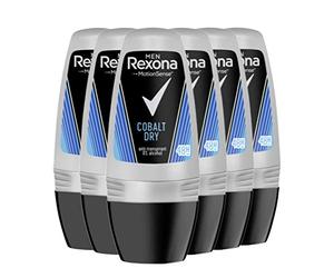 Rexona Cobalt Men's Roll-On Deodorant 6 x 50 ml