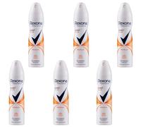Rexona Deodorant Spray Workout Hi-Impact Antiperspirant, Alcohol-Free 48 Hours, 150 ml (Pack of 6)