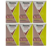 Rexona Deodorant Stick STRESS CONTROL 6 x 45ml Maximum Protection Cream Stick