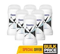 Rexona Invisible Aqua Stick Deodorant 48H Sweat Odor Protection 50ml Bulk 6-Pack