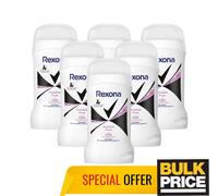Rexona Invisible Pure Stick Deodorant No Stains 48h Sweat Protection 50ml 6-Pack