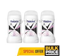 Rexona Women Invisible Antibacterial Deodorant Stick 48H Sweat Protection 3-Pack