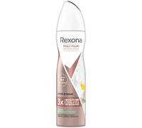 Rexona Maximum Protection Extra Strong Lime & Waterlily Scent Deodorant Antiperspirant Triple Protection 48 Hours Protection Against Strong Sweating and Body Odour 150 ml (Pack of 6)