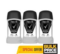 Rexona Men Invisible BW Stick Deodorant Anti-Stain 48H Fresh Dry Protect 3-Pack