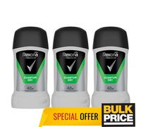 Rexona Men Quantum Dry 3-Pack Stick Deodorant Antiperspirant Long-Lasting Fresh