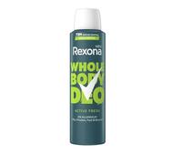 Rexona Men Whole Body Deo Active Fresh Spray 150 ml, Rexona Men Whole Body Deo Active Fresh Spray is a powerful deodorant that provides long-lasting protection against odor, Pack of 6