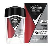 Rexona Men's Intense Sport Deodorant Anti-Perspirant Maximum Protection, Effective Against Excessive Sweating, Dermatologically Tested Formula, 96H Protection Stick 45 ml