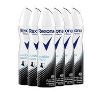 Rexona Rexona Invisible Aqua Antiperspirant Deodorant Spray 150 ml - Pack of 6