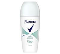 Rexona Shower Fresh Underarm Odour Protection Antiperspirant Roll-On Deodorant 50ml (Pack of 6) - 48H Sweat & Odour Protection