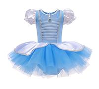 REXREII Toddler Girls Cinderella Princess Ballerina Tutu Dress Carnival Halloween Fancy Dress Up Costume 2-3T