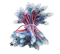 Rextin® WS2811 Pixels Digital Addressable LED String Lights Waterproof RGB Full Color 12mm DC 12V 5V (DC12V 500pcs)
