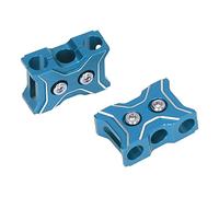 REXVTNS 2Pcs RC Car Cable Manager | Aluminum Alloy Wire Clamp Buckle for Motor/Battery/Control Lines | Lightweight RC Cable Organizer for Cars/Boats/Aircraft (Blue)