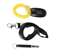 REXVTNS 3pcs Ultrasonic Dog Training Whistle | Adjustable Sound for Stop Barking/Sit/Stay | Included Lanyard & Clicker | Copper Material for All Breeds