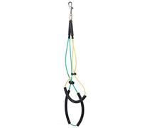REXVTNS Adjustable Dog Cat Grooming Loop | Bite - Proof Steel Wire Noose Ropes for Grooming Table Arm/Bath Tub | Dual Sizes Fit Small & Large Pets | Swivel Snap Attachment (Small Size)