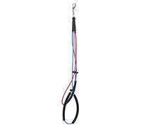 REXVTNS Adjustable Dog Cat Grooming Loop | Bite - Proof Steel Wire Noose Ropes for Grooming Table Arm/Bath Tub | Dual Sizes Fit Small & Large Pets | Swivel Snap Attachment (Large Size)