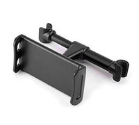 REXVTNS Car Back Seat Headrest Mobile Phone Mount Adjustable Rear Pillow Stand Universal for 4.7-10.5in Cellphone Tablet (Black)