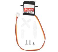 REXVTNS D1302 Micro Mini Digital Servo | High Force & Sensitive Speed for Fixed Wing Aircraft | 2 Plug Types (JS1.25 / JR) | Coreless Motor, 0.04s / 60° at 4.2V | RC Model Accessory (JS1.25 plug)