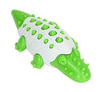 REXVTNS Dog Toothbrush Toy | Bite Sturdy Chew Toy for Teeth Maintenance & Food Leakage | Interactive Puppy Molar Stick for Small/Medium/Large Dogs | 7.7 Inch Oral Care Toy (Green)