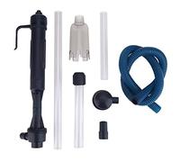 REXVTNS Electric Aquarium Pump System | Fish Tank Water Maintenance & Changing Tool | Adjustable 57-80cm for Small/Large Aquariums | Battery Powered with Suction Pipe