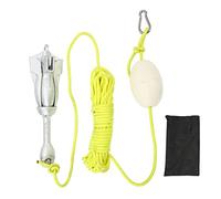 REXVTNS Foldable Marine Anchor Kit | 4 - Claw Carbon Steel Design for Boats/Kayaks/Canoes | 1.5kg Long - lasting Anchor with 12m Rope | Portable Boat Anchor for Sand/Soil/Stone