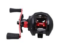 REXVTNS High Speed Baitcasting Fishing Reel | 8kg Braking Force & 5 + 1 Bearings | Saltwater/Freshwater Fishing Gear | Metal Construction, Ceramic Line Guide (BMAX3 water drop wheel left hand)