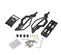 REXVTNS RC Body Frame Brass Counterweight Coupling Metal Chassis Frame Upgrade Kit for Axial CX24 1/24 RC Car