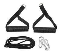 REXVTNS Triceps Pull Down Rope | Adjustable Gym Cable Attachment for Triceps/Biceps/Back | 2 Ergonomic Handles | Sturdy Stainless Steel & Nylon | Exercise Equipment Accessory