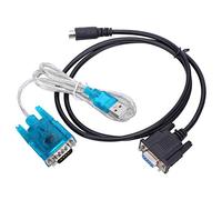 REXVTNS USB to 232 Cable PLC Adapter | MD8 Round Port for FX Protocol | Compatible with OP320 / Xinje/Kinco Touch Screens | 80cm + 1m DVP Line