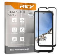 REY 2 x 3D Curved Screen Protector for CUBOT KINGKONG 9, Black, Full Protection, 3D/4D/5D