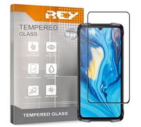 REY 2 x 3D Curved Screen Protector for CUBOT KINGKONG POWER, Black, Full Protection, 3D/4D/5D