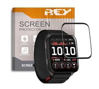 REY 2 x 3D Curved Screen Protector for GARMIN VENU X1, Black, Full Protection, 3D / 4D / 5D