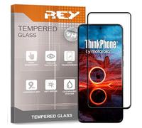 REY 2 x 3D Curved Screen Protector for Motorola Thinphone 25, Black, Full Protection, 3D / 4D / 5D