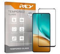 REY 2 x 3D Curved Screen Protector for OPPO REALME 14 - REALME 14T, Black, Full Protection, 3D / 4D / 5D