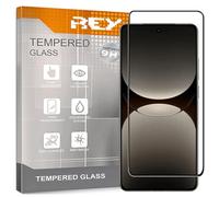 REY 2 x 3D Curved Screen Protector for Oppo Realme GT 7 - Realme GT 7T, Black, Full Protection, 3D / 4D / 5D