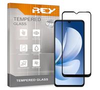 REY 2 x 3D Curved Screen Protector for Oppo Realme Note 70 - Note 70T, Black, Full Protection, 3D / 4D / 5D