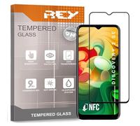 REY 2 x 3D Curved Screen Protector for SPC DISCOVERY SE - DISCOVERY 2 SE - DISCOVERY 2 ME, Black, Full Protection, 3D / 4D / 5D