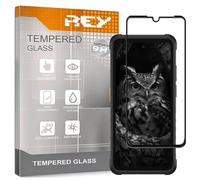 REY 2 x 3D Curved Screen Protector for ULEFONE ARMOR X16 - X16 PRO - X31 - X31 PRO, Black, Full Protection, 3D / 4D / 5D