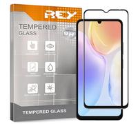 REY 2 x 3D Curved Screen Protector for Ulefone Note 20 Pro, Black, Full Protection, 3D/4D/5D
