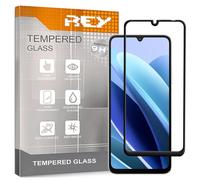 REY 2 x 3D Curved Screen Protector for UMIDIGI A15T, Black, Full Protection, 3D/4D/5D