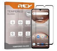 REY 2 x 3D Curved Screen Protector for UMIDIGI G100 - G100A, Black, Full Protection, 3D / 4D / 5D