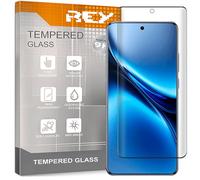 REY 2 x 3D Curved Screen Protector for Vivo X200 Pro, Black, Full Protection, 3D / 4D / 5D